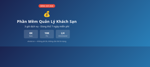 Bảng giá phần mềm quản lý khách sạn EHotel 2026
